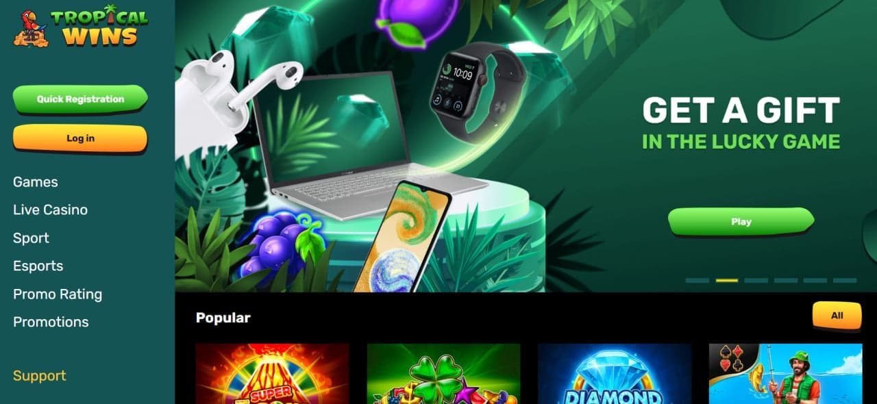 Tropical Wins Casino